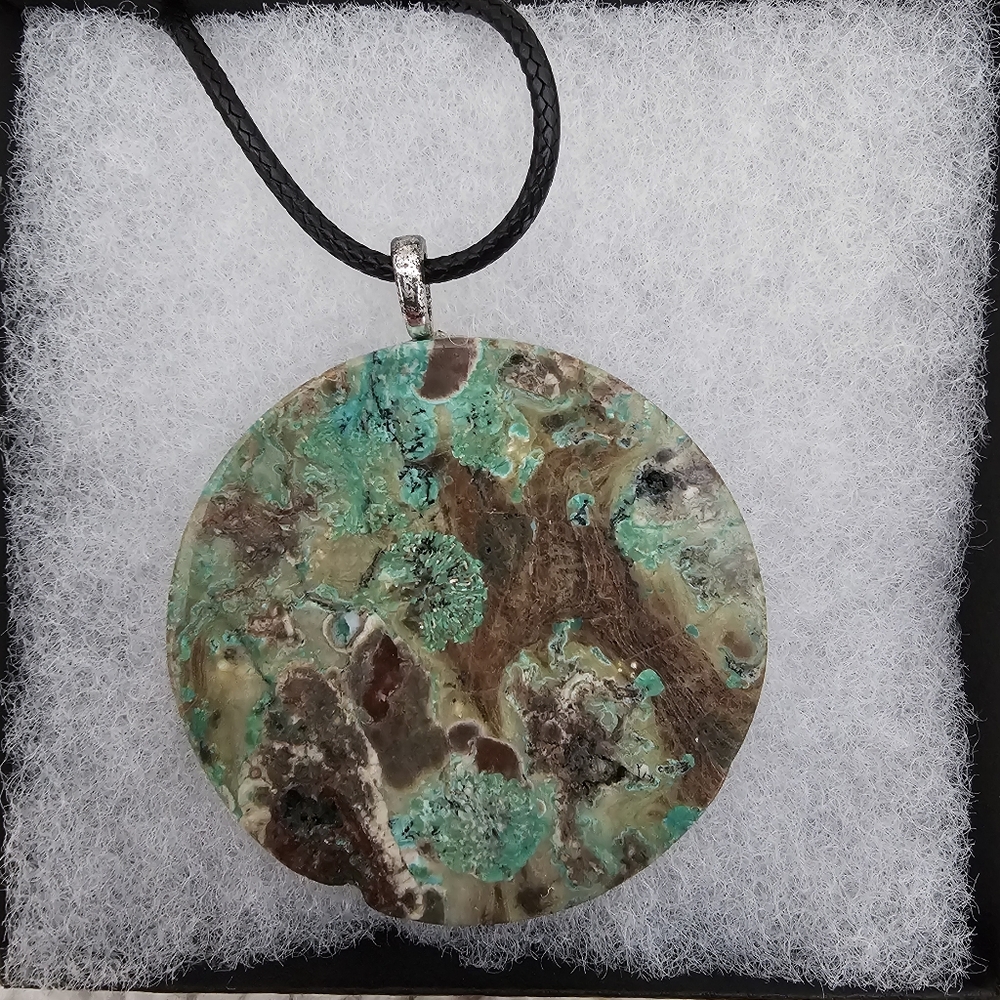 Chrysocolla Pendant Necklace